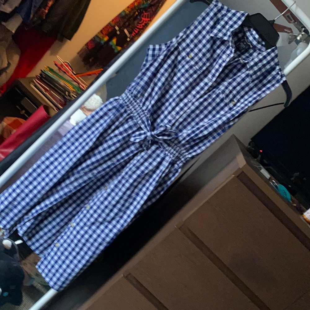 Checkered summer dress